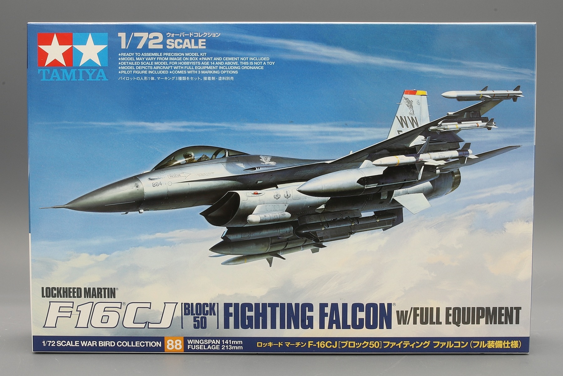 Tamiya TA60788 Lockheed Martin F-16CJ [Block 50] Fighting Falcon w/Full Equipment, model kit