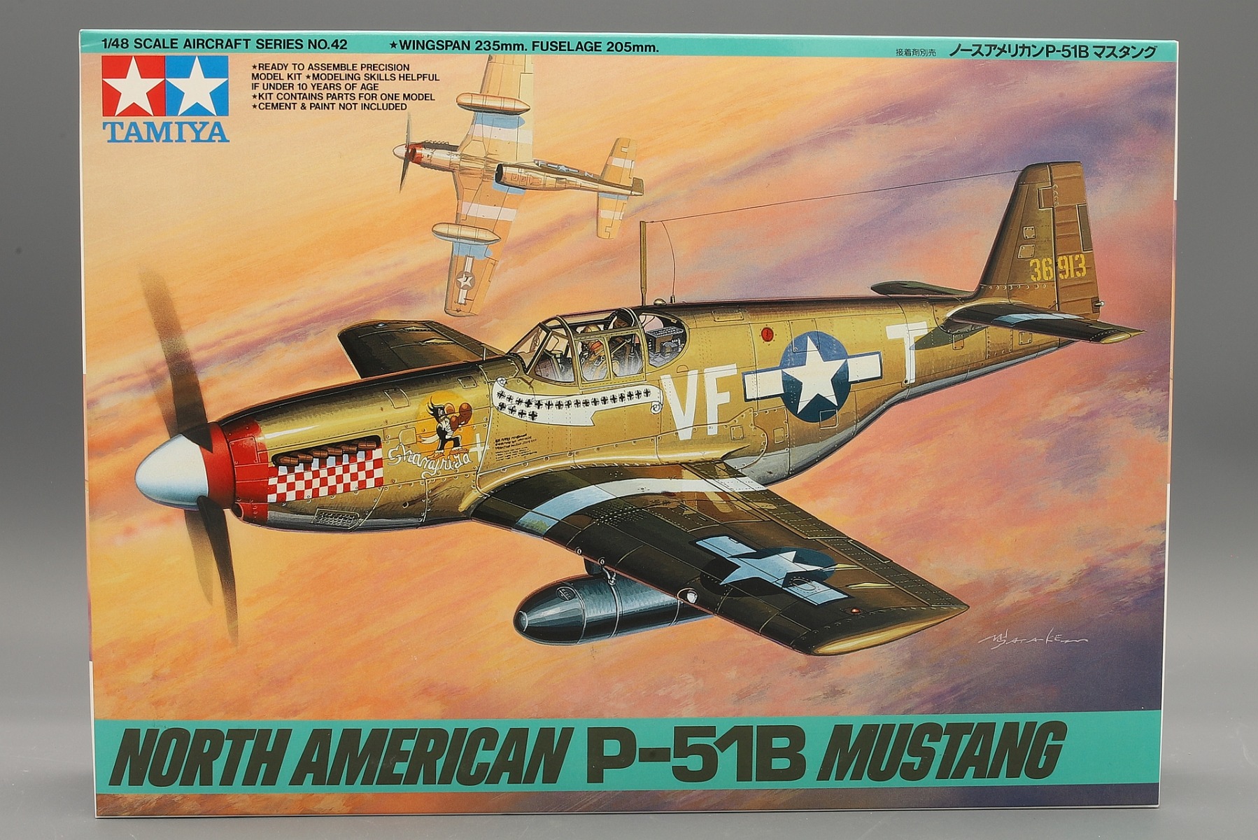 Tamiya TA61042 North American P-51B Mustang, model kit