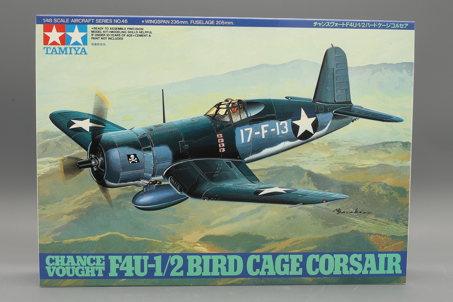 Tamiya TA61046 Chance Vought F4U-1/2 Bird Cage Corsair