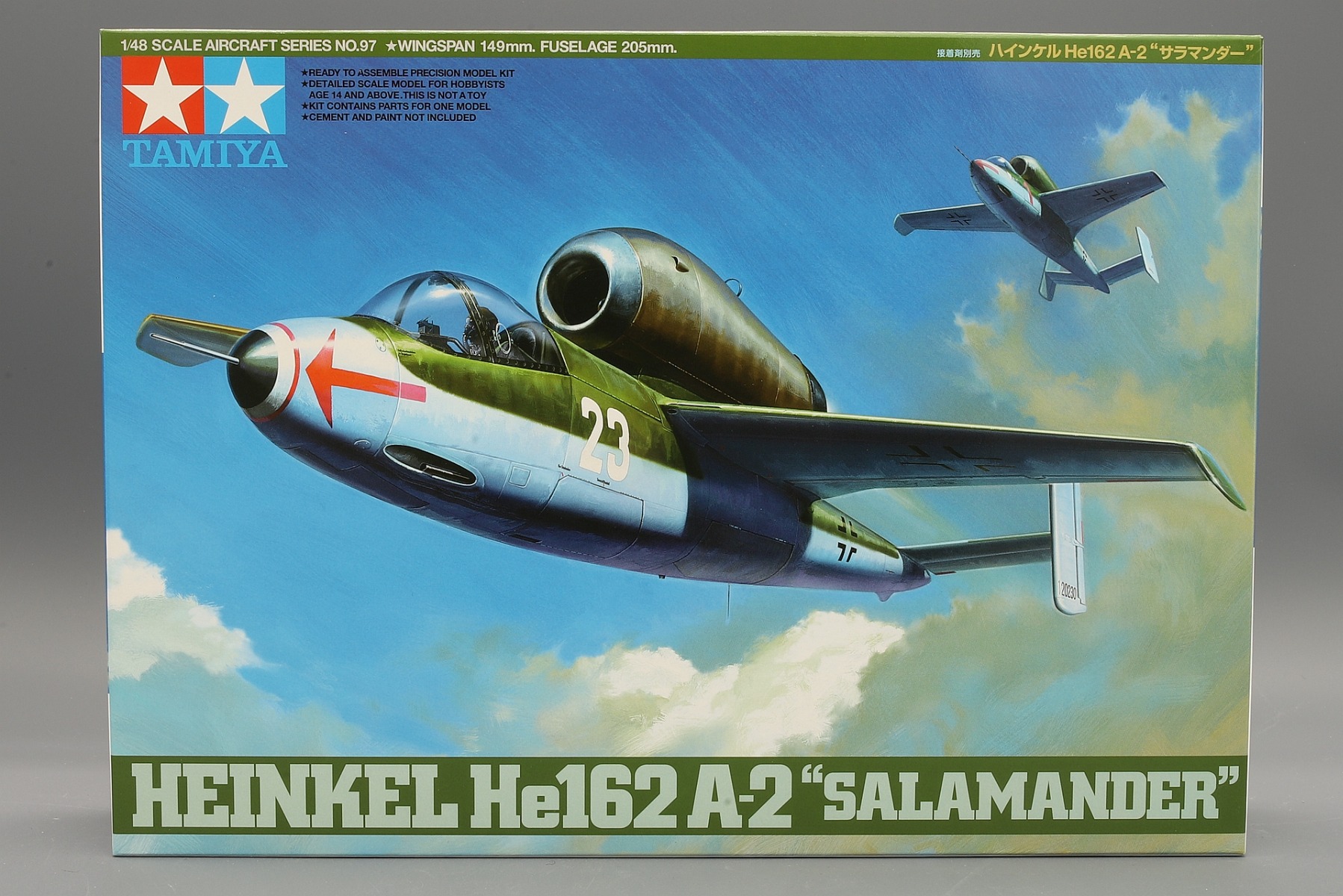 Tamiya TA61097 Heinkel He162 A-2 