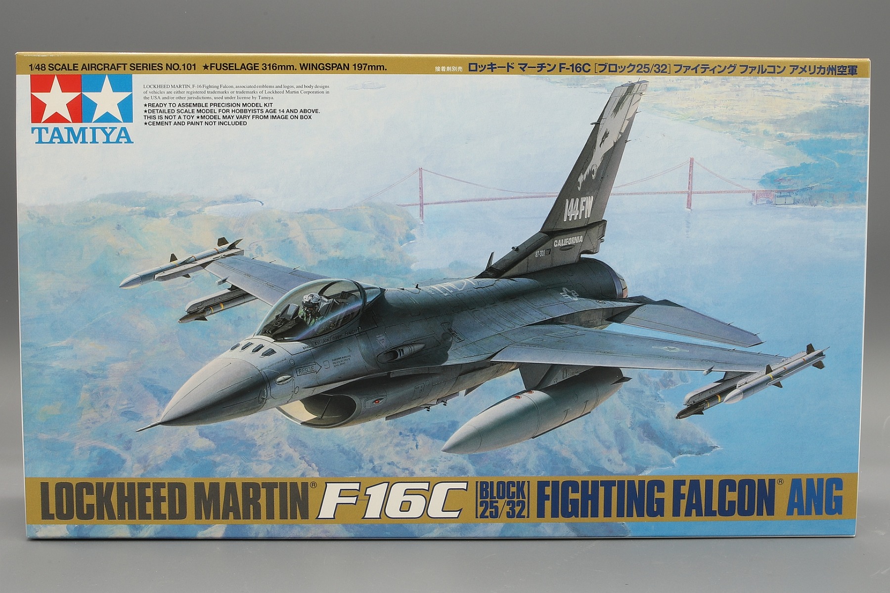 Tamiya TA61101 Lockheed Martin F-16C (Block 25/32), model kit