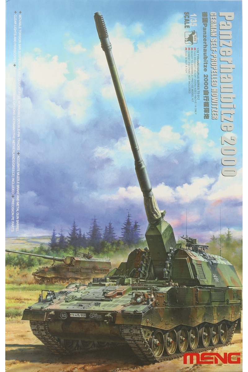 Meng TS-012 Panzerhaubitze 2000 German Self-Propelled Howitzer
