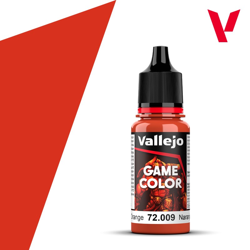Hot Orange 18ml Vallejo Game Color 72009