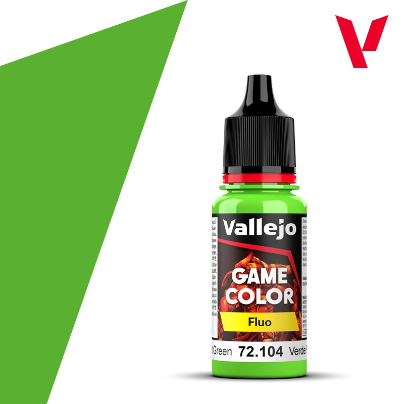 Fluorescent Green 18ml Vallejo Game Color 72104