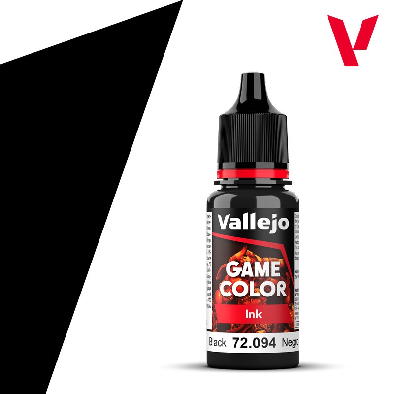 Black 18ml Vallejo Game Color 72094