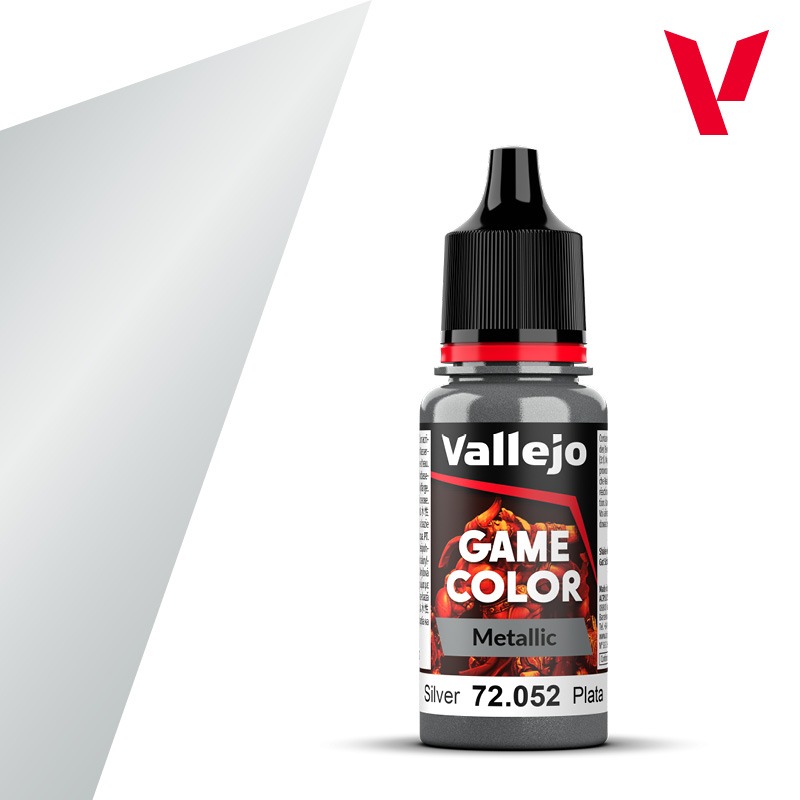 Silver 18ml Vallejo Game Color 72052