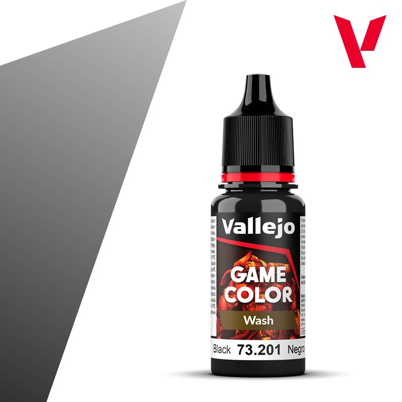 Black Wash 18ml Vallejo Game Color 73201