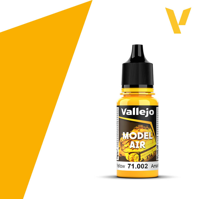 Medium Yellow 18ml Vallejo Model Air  71002