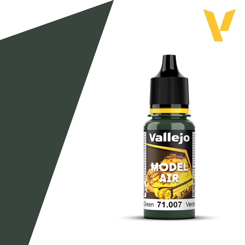 Olive Green 18ml Vallejo Model Air 71007