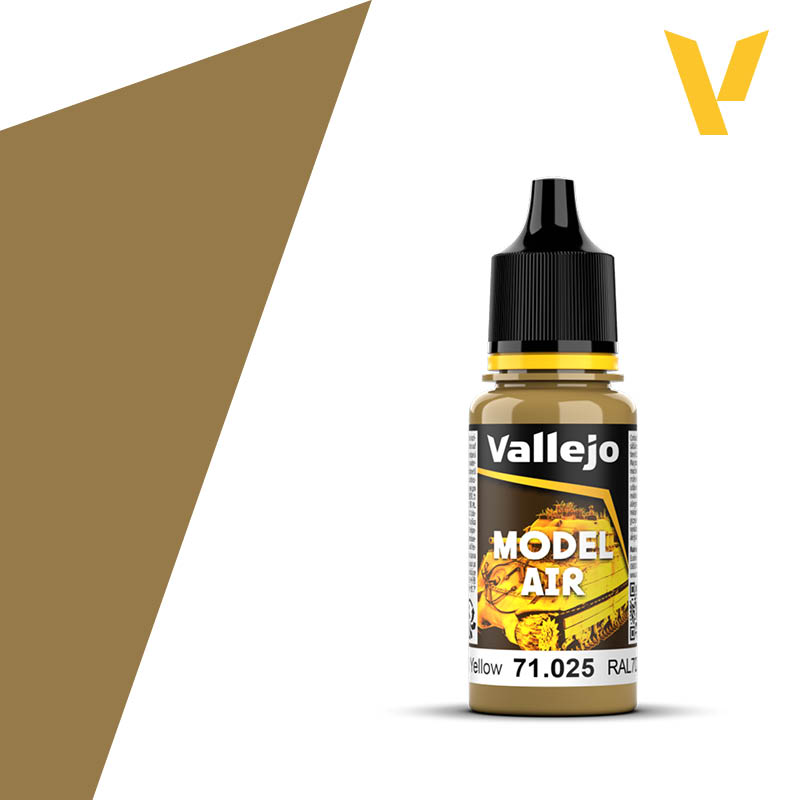 Dark Yellow 18ml Vallejo Model Air 71025