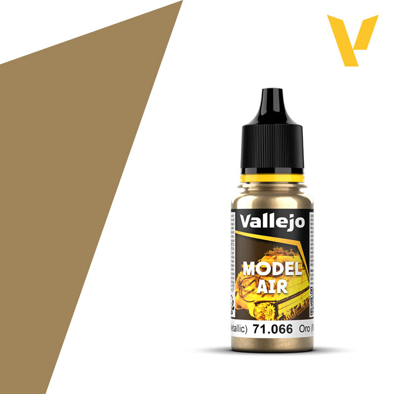 Gold (Metallic) 18ml Vallejo Model Air 71066