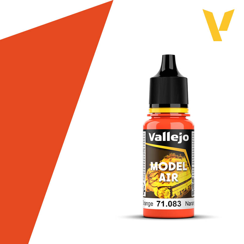 Orange 18ml Vallejo Model Air 71083