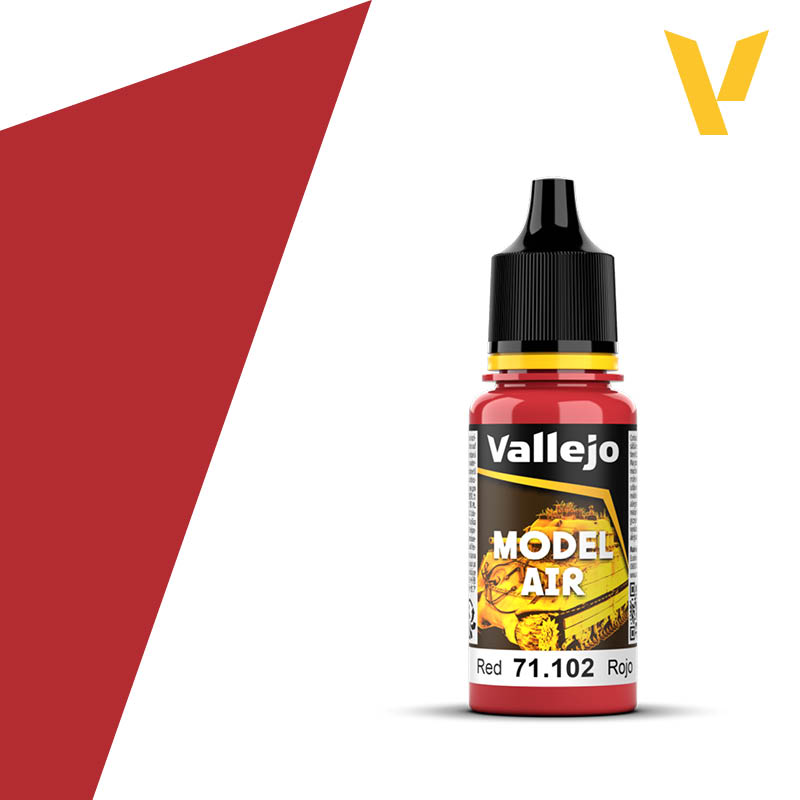 Red 18ml Vallejo Model Air 71102