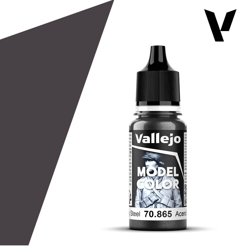 Oily Steel 18ml Vallejo Model Color 70865