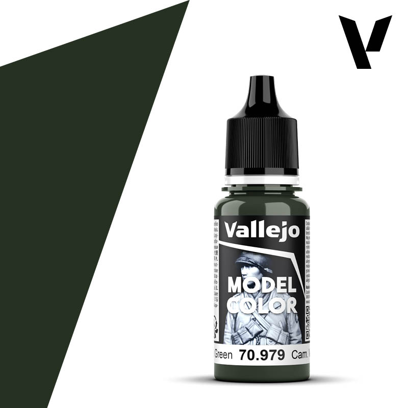 German Camouflage Dark Green 18ml Vallejo Model Color 70979