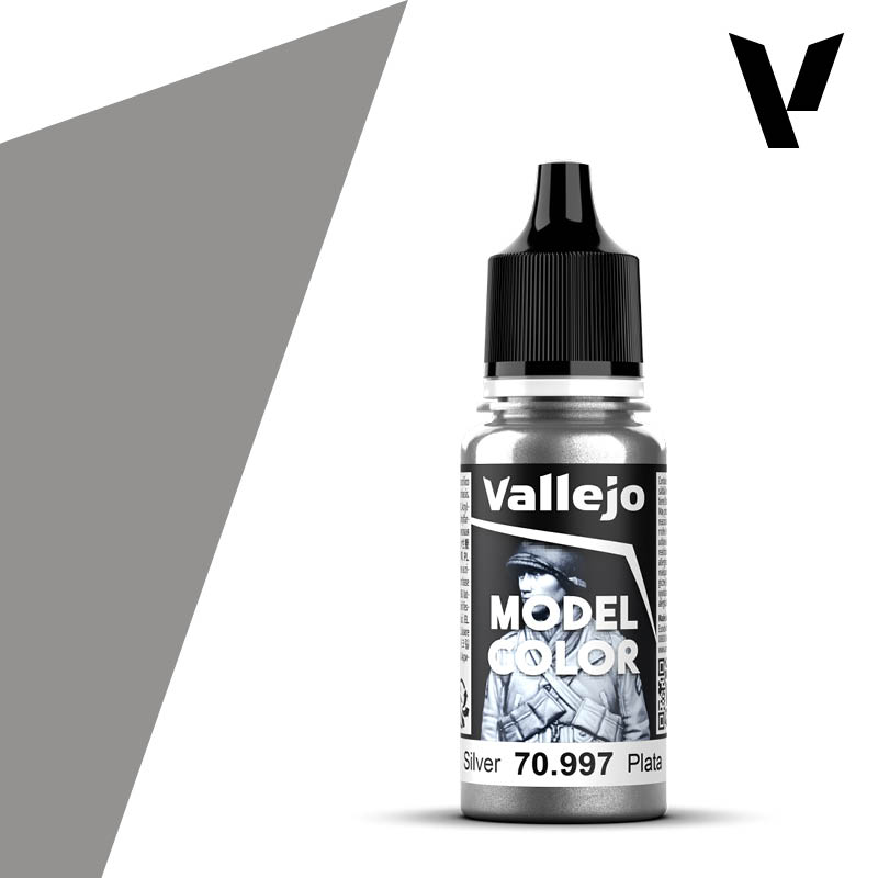 Silver  18ml Vallejo Model Color 70997
