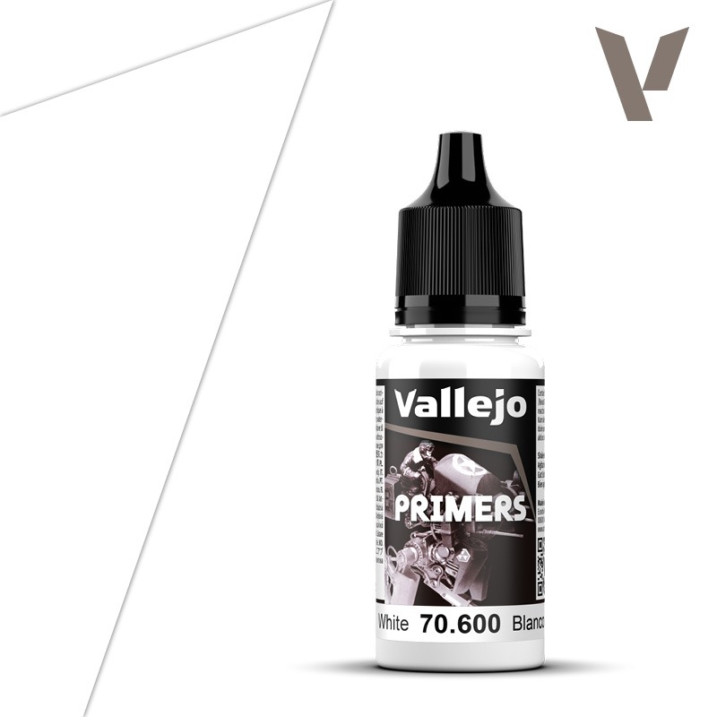 White  18ml Vallejo Surface Primer 70600