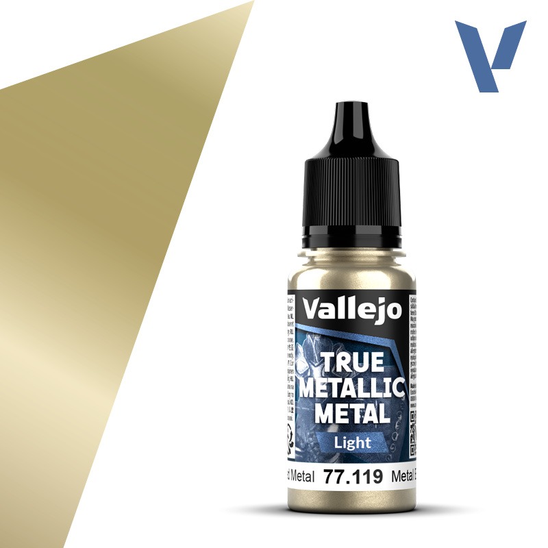 Aged Metal (Light) 18ml Vallejo True Metallic Metal 77119