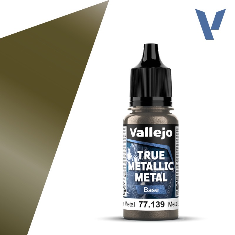 Aged Metal (Base) 18ml Vallejo True Metallic Metal 77139