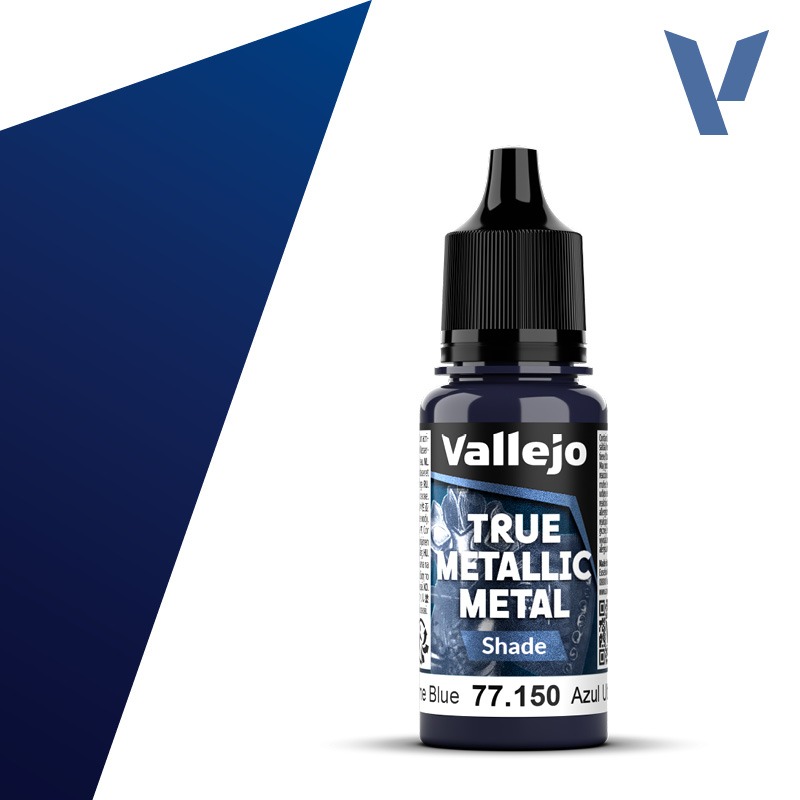 Ultramarine Blue (Shade) 18ml Vallejo True Metallic Metal 77150