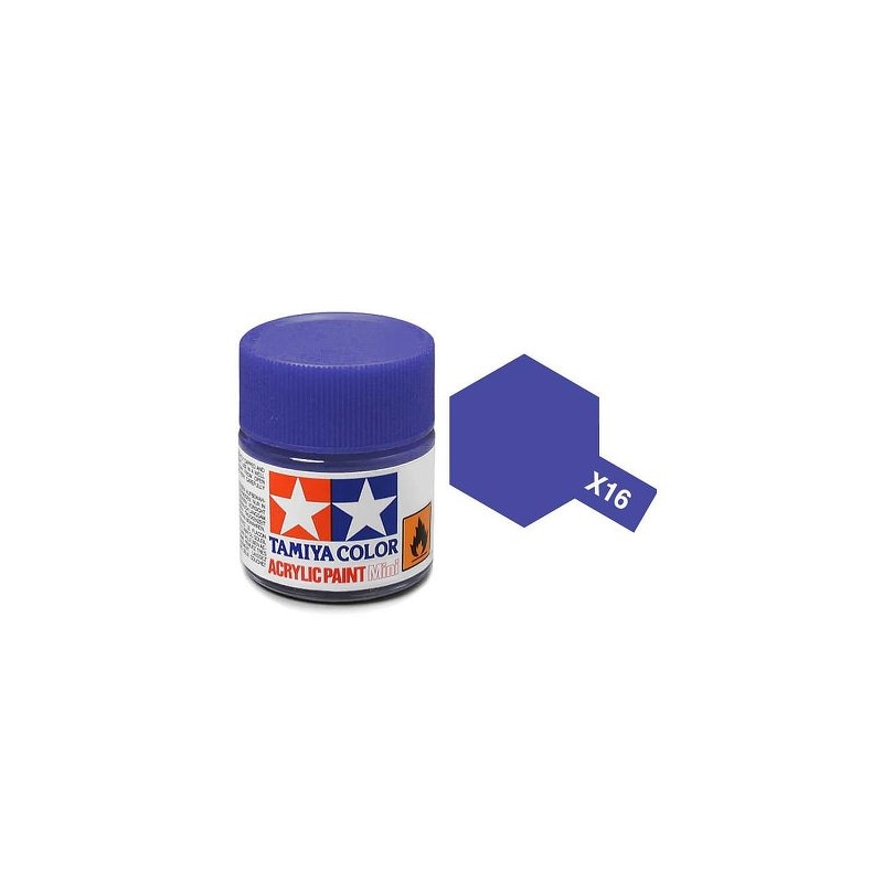 Tamiya TA81516 Acrylic paint X16 /Purple/ 10ml