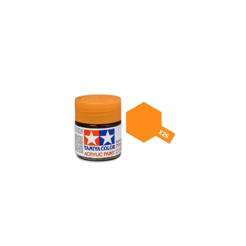 Tamiya TA81526 Acrylic paint X26 /Clear Orange/ 10ml