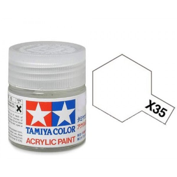 Tamiya TA81535 Acrylic paint X35 /Semi Gloss Clear/ 10ml