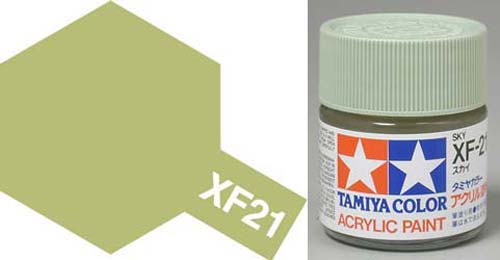 Tamiya TA81721 Acrylic paint XF21 /Sky/ 10ml