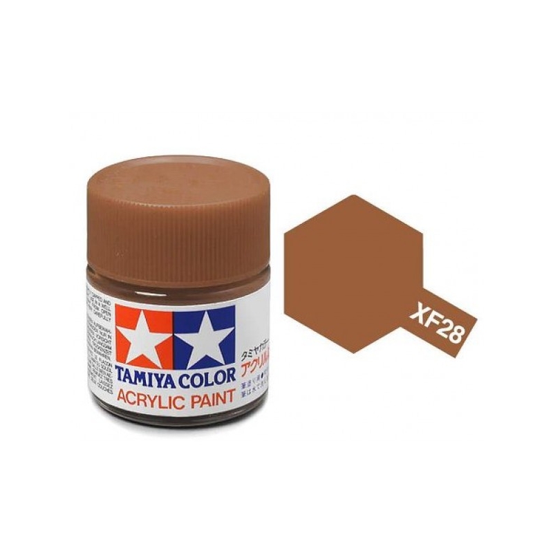 Tamiya TA81728 Acrylic paint XF28 /Dark Copper/ 10ml