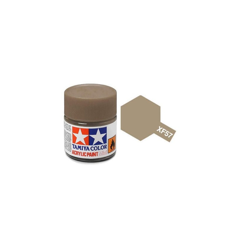 Tamiya TA81757 Acrylic paint XF57 /Buff/ 10ml