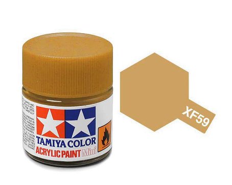 Tamiya TA81759 Acrylic paint XF59 /Desert Yellow/ 10ml