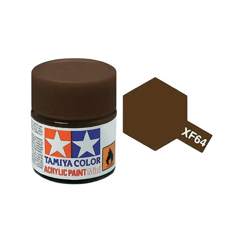 Tamiya TA81764 Acrylic paint XF64 /Red Brown/ 10ml