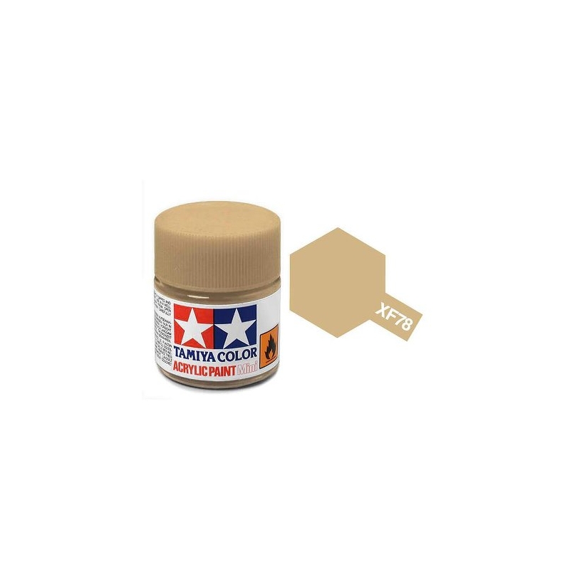 Tamiya TA81778 Acrylic paint XF78 /Wooden Deck Tan/ 10ml
